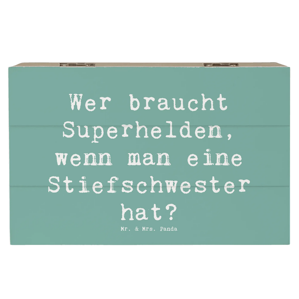 Holzkiste Spruch Stiefschwester Heldin Kiste, Erinnerungskiste, Schatzkiste, Dekokiste, Truhe, Geschenkbox, Geschenkdose, Erinnerungsbox, Aufbewahrungsbox, Schatulle, Holzkiste, XXL, Familie, Vatertag, Muttertag, Bruder, Schwester, Mama, Papa, Oma, Opa