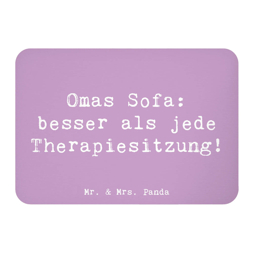 Magnet Saying Omas Sofa: besser als jede Therapiesitzung! Kühlschrankmagnet, Pinnwandmagnet, Souvenir Magnet, Motivmagnete, Dekomagnet, Whiteboard Magnet, Notiz Magnet, Kühlschrank Dekoration, Familie, Vatertag, Muttertag, Bruder, Schwester, Mama, Papa, Oma, Opa