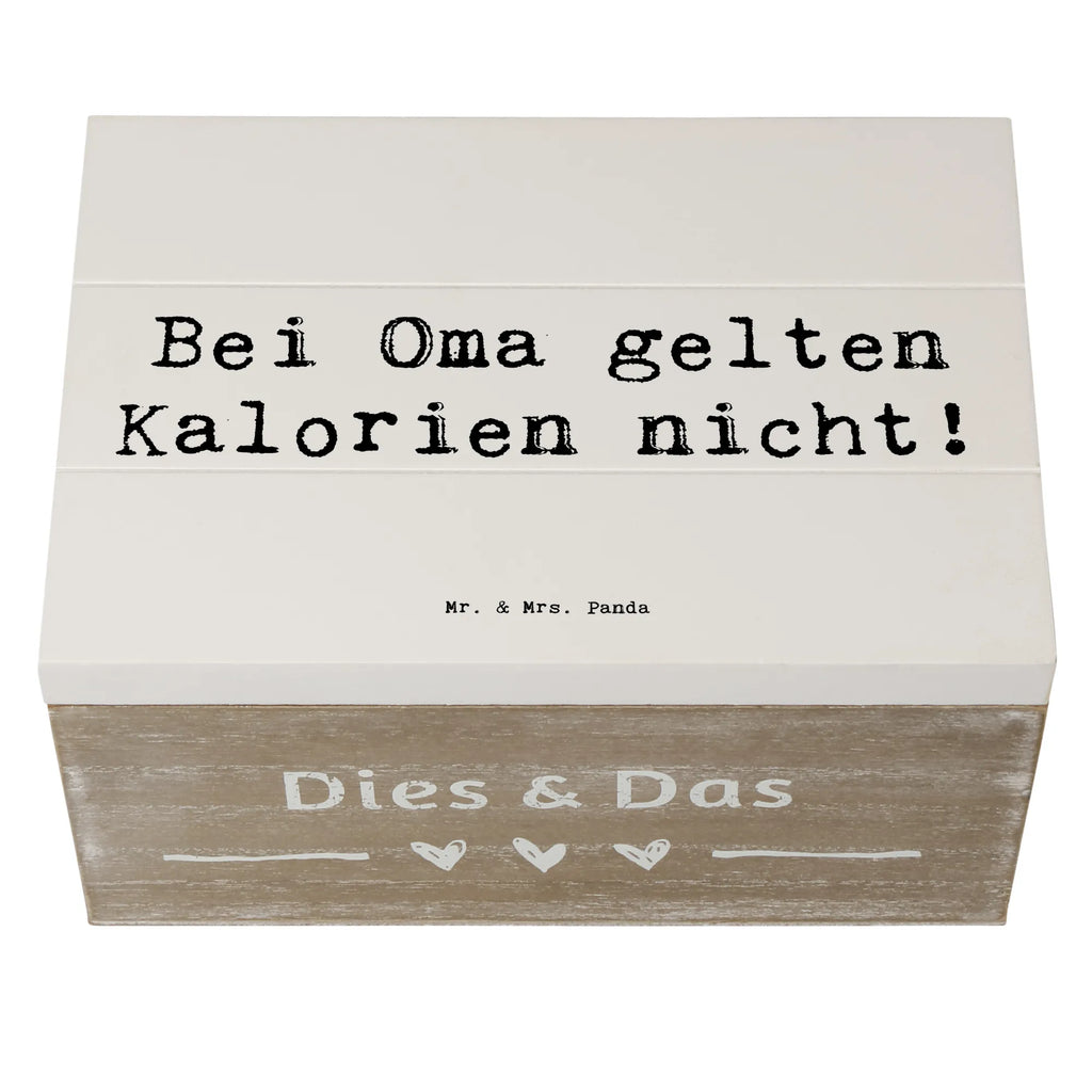Holzkiste Spruch Oma Kalorien Kiste, Dekokiste, Aufbewahrungsbox, Schatzkiste, Erinnerungskiste, Erinnerungsbox, Schatulle, Geschenkdose, XXL, Truhe, Geschenkbox, Holzkiste, Familie, Vatertag, Muttertag, Bruder, Schwester, Mama, Papa, Oma, Opa