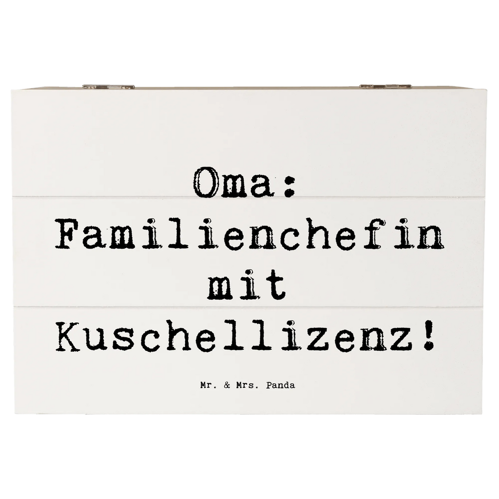 Holzkiste Spruch Oma Familienchefin Dekokiste, XXL, Aufbewahrungsbox, Geschenkdose, Geschenkbox, Kiste, Truhe, Schatulle, Erinnerungskiste, Holzkiste, Schatzkiste, Erinnerungsbox, Familie, Vatertag, Muttertag, Bruder, Schwester, Mama, Papa, Oma, Opa