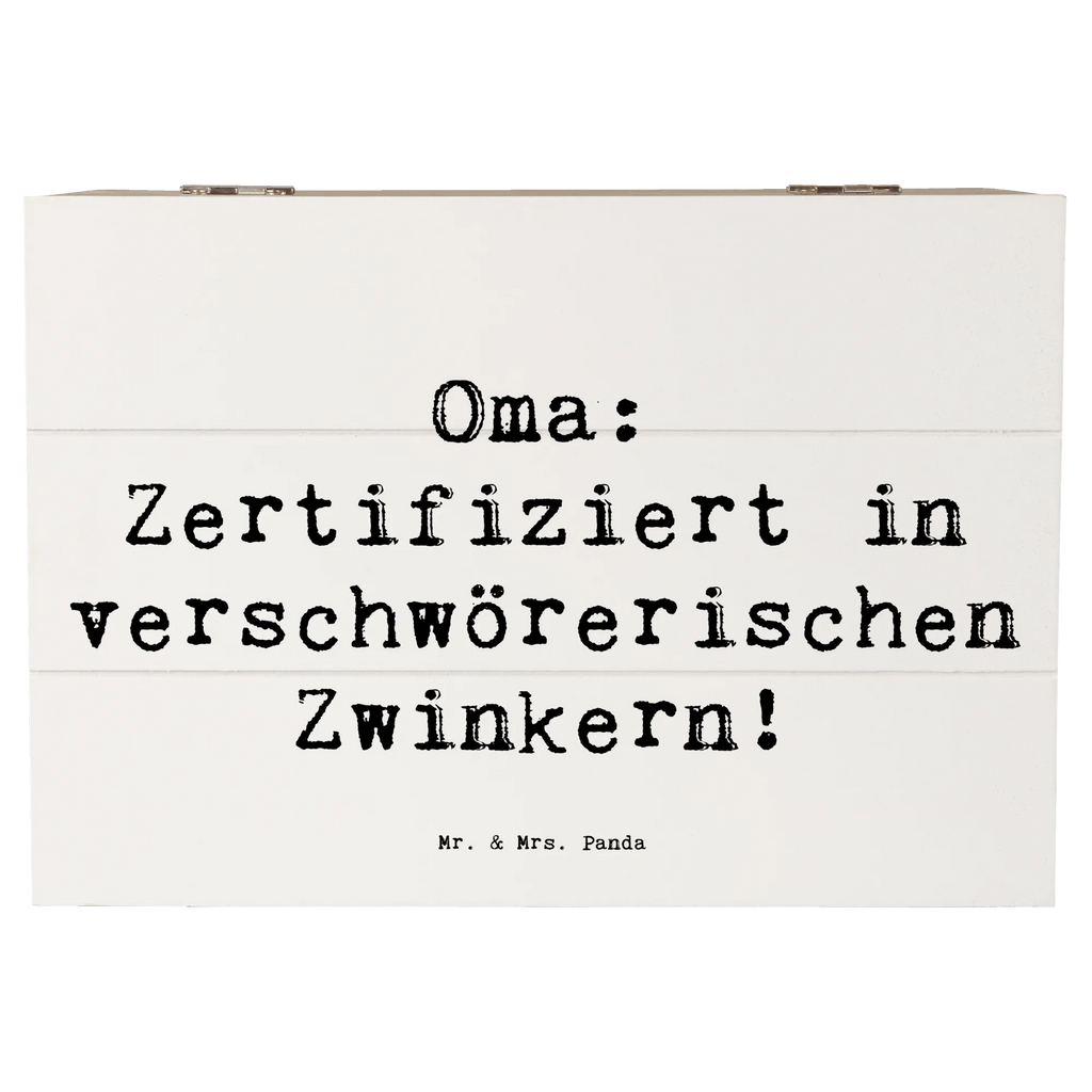 Holzkiste Spruch Oma Zwinkern Erinnerungsbox, Schatzkiste, XXL, Dekokiste, Holzkiste, Truhe, Aufbewahrungsbox, Erinnerungskiste, Schatulle, Geschenkbox, Geschenkdose, Kiste, Familie, Vatertag, Muttertag, Bruder, Schwester, Mama, Papa, Oma, Opa