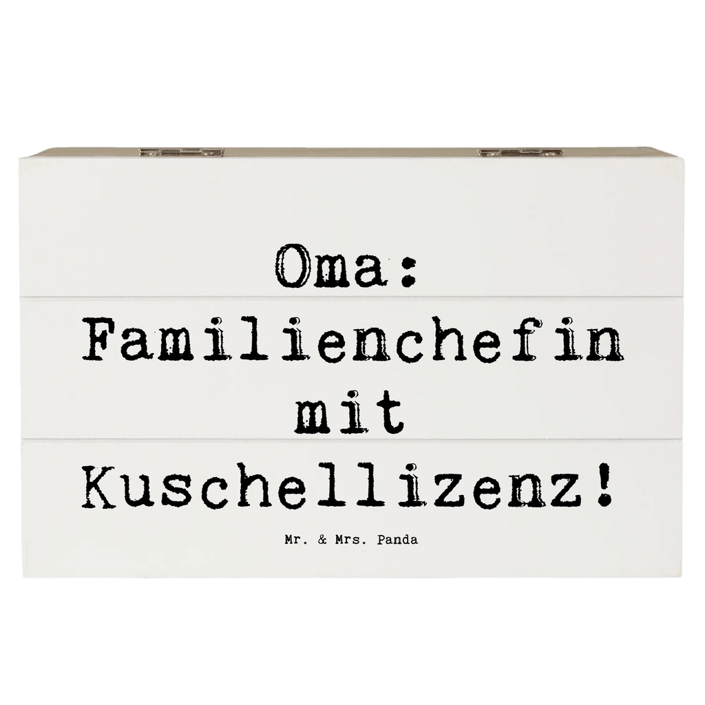 Holzkiste Spruch Oma Familienchefin Dekokiste, XXL, Aufbewahrungsbox, Geschenkdose, Geschenkbox, Kiste, Truhe, Schatulle, Erinnerungskiste, Holzkiste, Schatzkiste, Erinnerungsbox, Familie, Vatertag, Muttertag, Bruder, Schwester, Mama, Papa, Oma, Opa