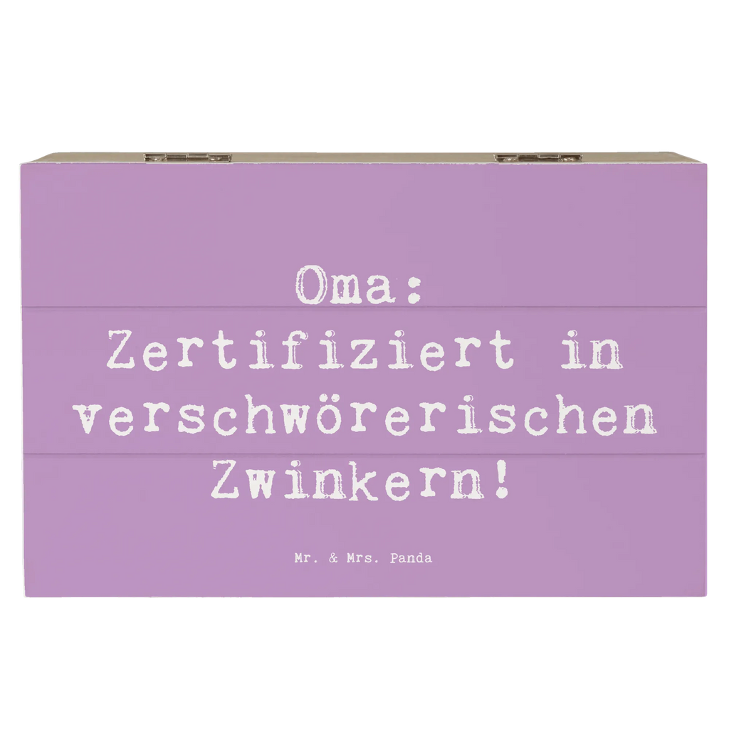 Holzkiste Spruch Oma Zwinkern Erinnerungsbox, Schatzkiste, XXL, Dekokiste, Holzkiste, Truhe, Aufbewahrungsbox, Erinnerungskiste, Schatulle, Geschenkbox, Geschenkdose, Kiste, Familie, Vatertag, Muttertag, Bruder, Schwester, Mama, Papa, Oma, Opa