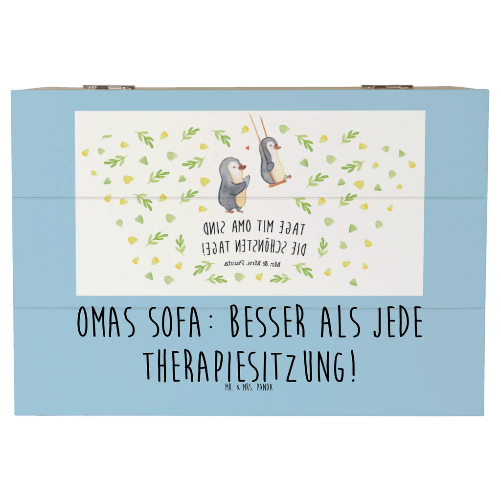 Holzkiste Omas Sofa: besser als jede Therapiesitzung! Erinnerungsbox, Geschenkdose, Aufbewahrungsbox, Dekokiste, Truhe, Schatulle, Holzkiste, Kiste, Erinnerungskiste, Geschenkbox, XXL, Schatzkiste, Familie, Vatertag, Muttertag, Bruder, Schwester, Mama, Papa, Oma, Opa