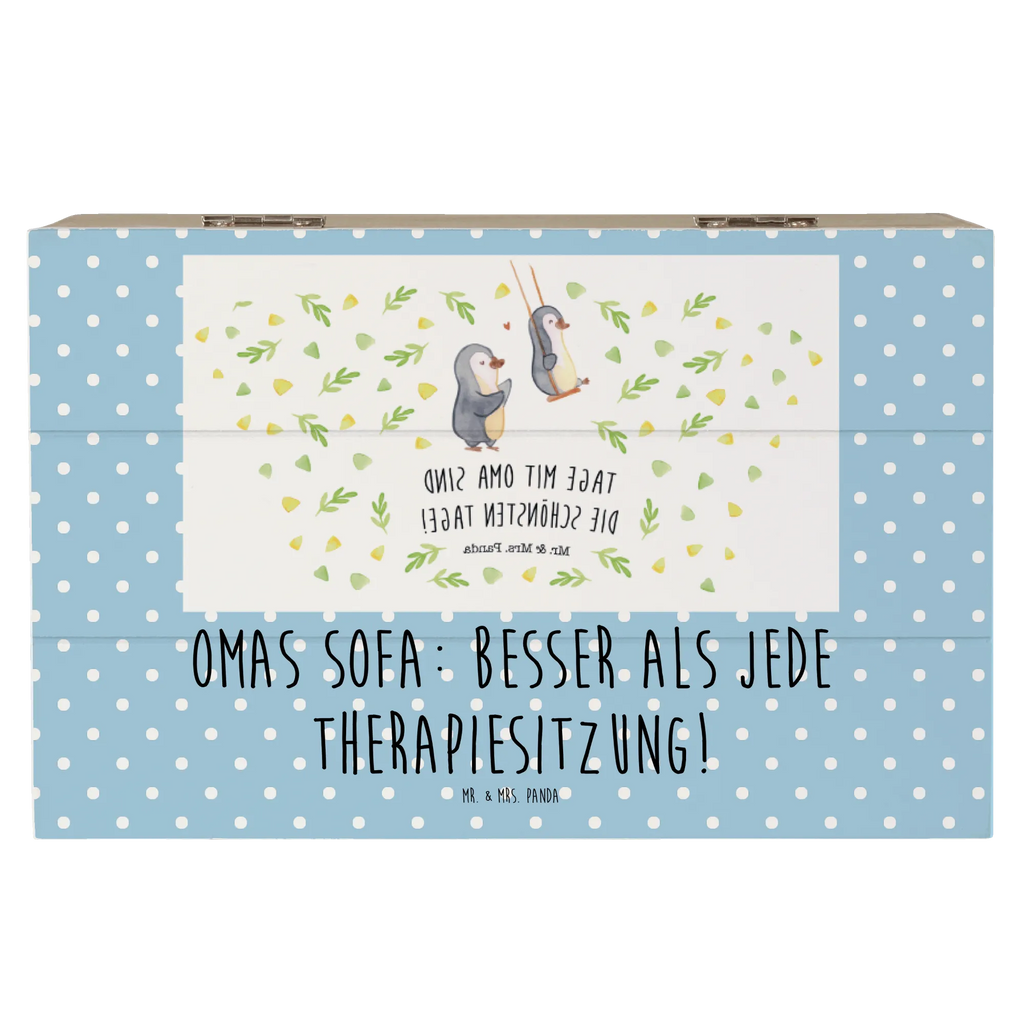 Holzkiste Omas Sofa: besser als jede Therapiesitzung! Erinnerungsbox, Geschenkdose, Aufbewahrungsbox, Dekokiste, Truhe, Schatulle, Holzkiste, Kiste, Erinnerungskiste, Geschenkbox, XXL, Schatzkiste, Familie, Vatertag, Muttertag, Bruder, Schwester, Mama, Papa, Oma, Opa