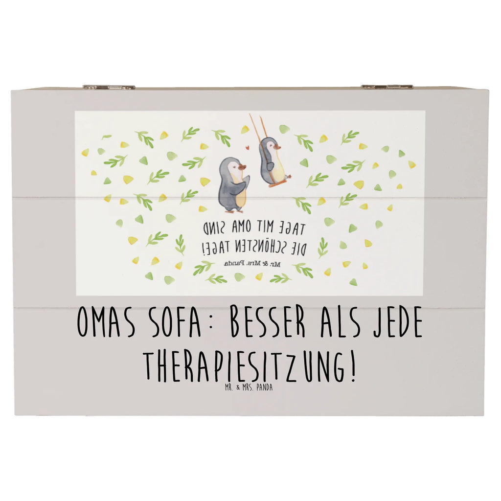 Holzkiste Omas Sofa: besser als jede Therapiesitzung! Erinnerungsbox, Geschenkdose, Aufbewahrungsbox, Dekokiste, Truhe, Schatulle, Holzkiste, Kiste, Erinnerungskiste, Geschenkbox, XXL, Schatzkiste, Familie, Vatertag, Muttertag, Bruder, Schwester, Mama, Papa, Oma, Opa