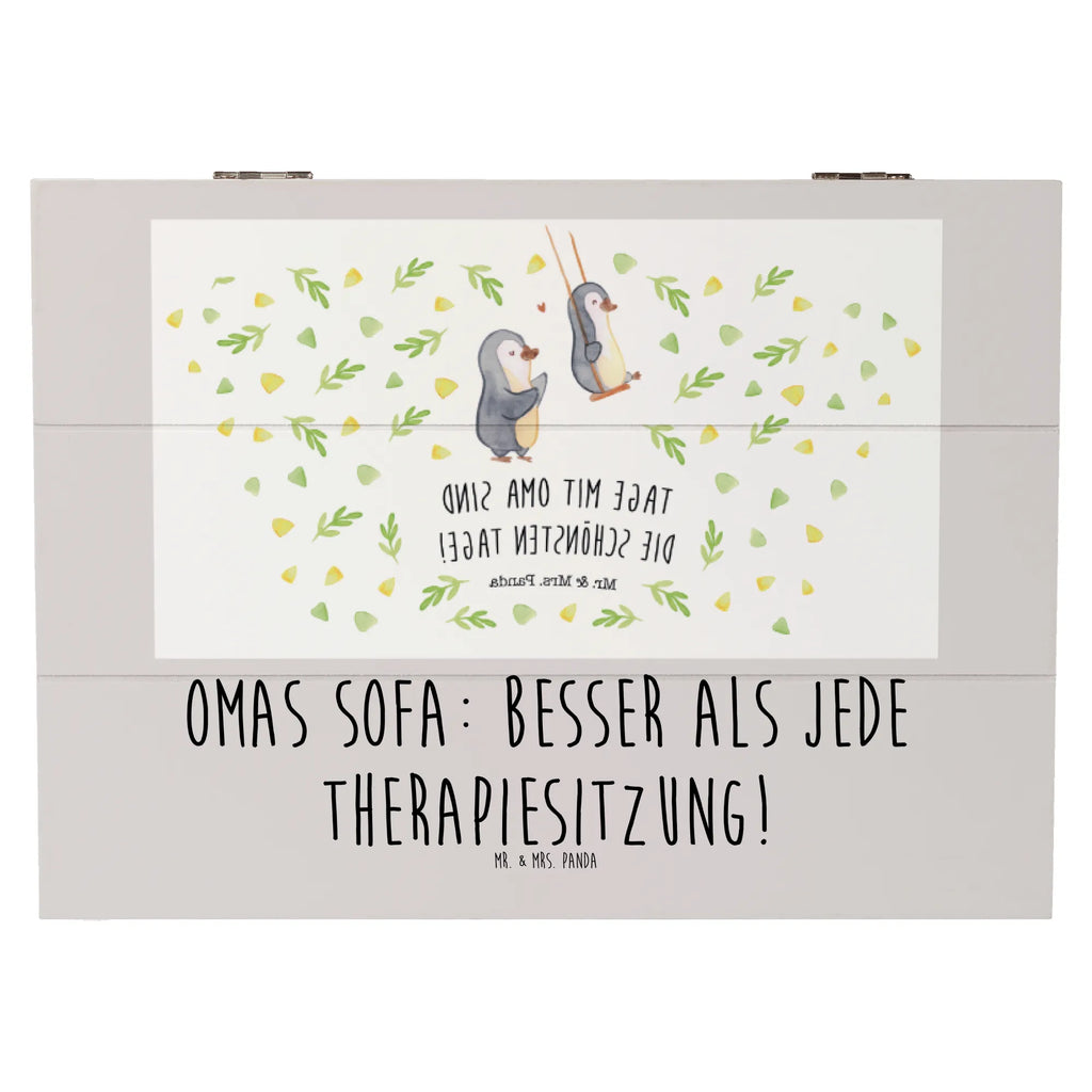 Holzkiste Omas Sofa: besser als jede Therapiesitzung! Erinnerungsbox, Geschenkdose, Aufbewahrungsbox, Dekokiste, Truhe, Schatulle, Holzkiste, Kiste, Erinnerungskiste, Geschenkbox, XXL, Schatzkiste, Familie, Vatertag, Muttertag, Bruder, Schwester, Mama, Papa, Oma, Opa