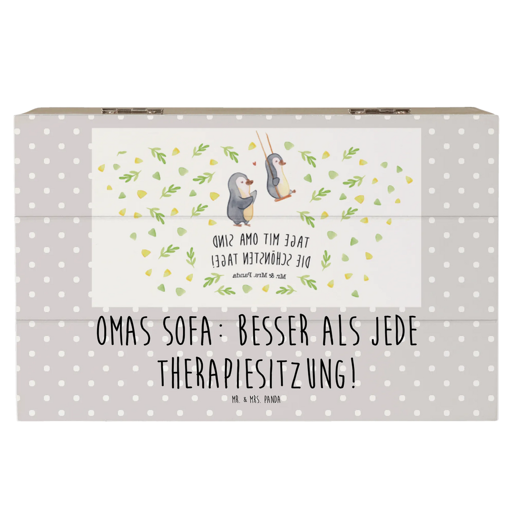 Holzkiste Omas Sofa: besser als jede Therapiesitzung! Erinnerungsbox, Geschenkdose, Aufbewahrungsbox, Dekokiste, Truhe, Schatulle, Holzkiste, Kiste, Erinnerungskiste, Geschenkbox, XXL, Schatzkiste, Familie, Vatertag, Muttertag, Bruder, Schwester, Mama, Papa, Oma, Opa