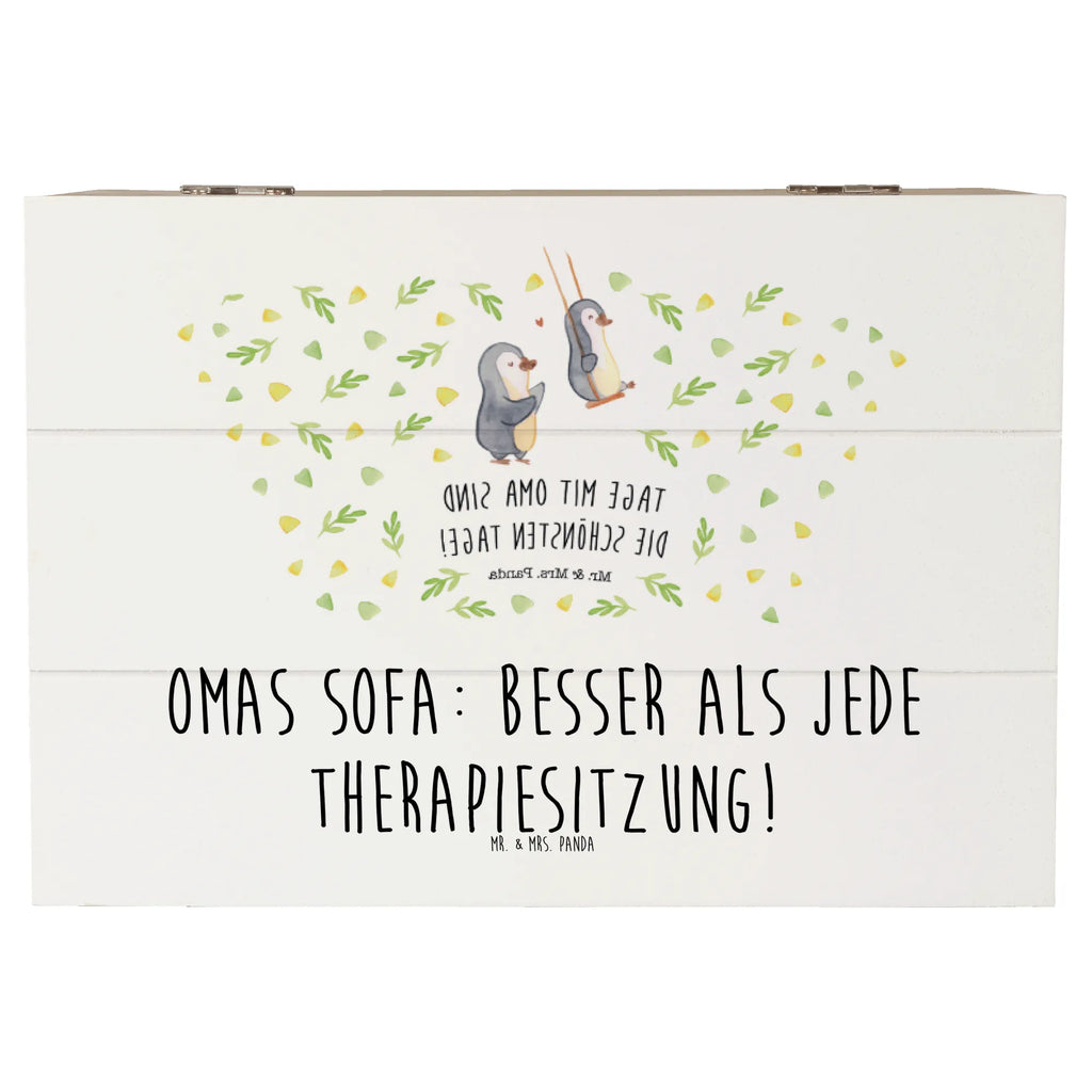 Holzkiste Omas Sofa: besser als jede Therapiesitzung! Erinnerungsbox, Geschenkdose, Aufbewahrungsbox, Dekokiste, Truhe, Schatulle, Holzkiste, Kiste, Erinnerungskiste, Geschenkbox, XXL, Schatzkiste, Familie, Vatertag, Muttertag, Bruder, Schwester, Mama, Papa, Oma, Opa