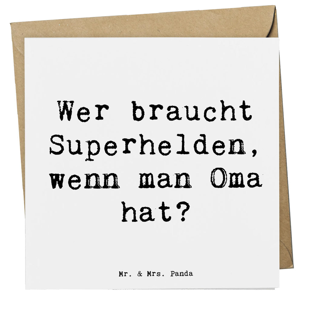 Deluxe Karte Spruch Oma Heldin Geburtstagskarte, Hochzeitskarte, Einladungskarte, Hochwertige Grußkarte, Glückwunschkarte, Hochwertige Klappkarte, Grußkarte, Karte, Klappkarte, Familie, Vatertag, Muttertag, Bruder, Schwester, Mama, Papa, Oma, Opa
