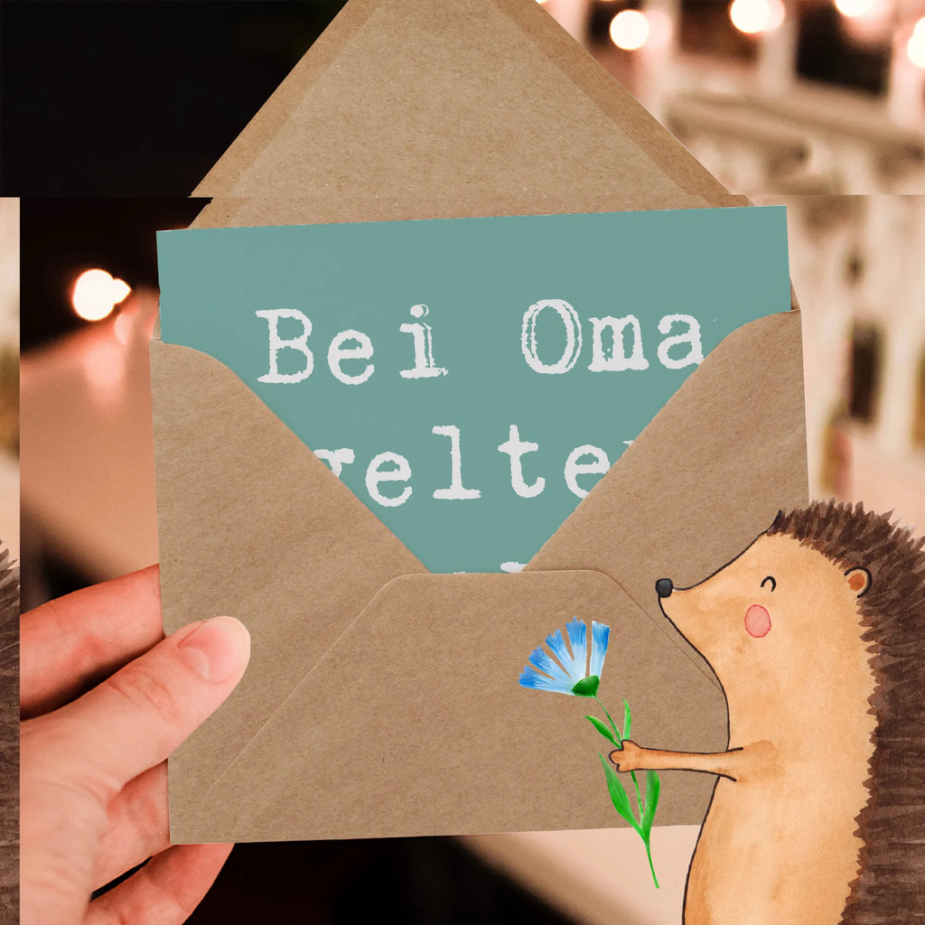 Deluxe Karte Spruch Oma Kalorien Hochwertige Klappkarte, Hochwertige Grußkarte, Glückwunschkarte, Grußkarte, Einladungskarte, Hochzeitskarte, Klappkarte, Geburtstagskarte, Karte, Familie, Vatertag, Muttertag, Bruder, Schwester, Mama, Papa, Oma, Opa