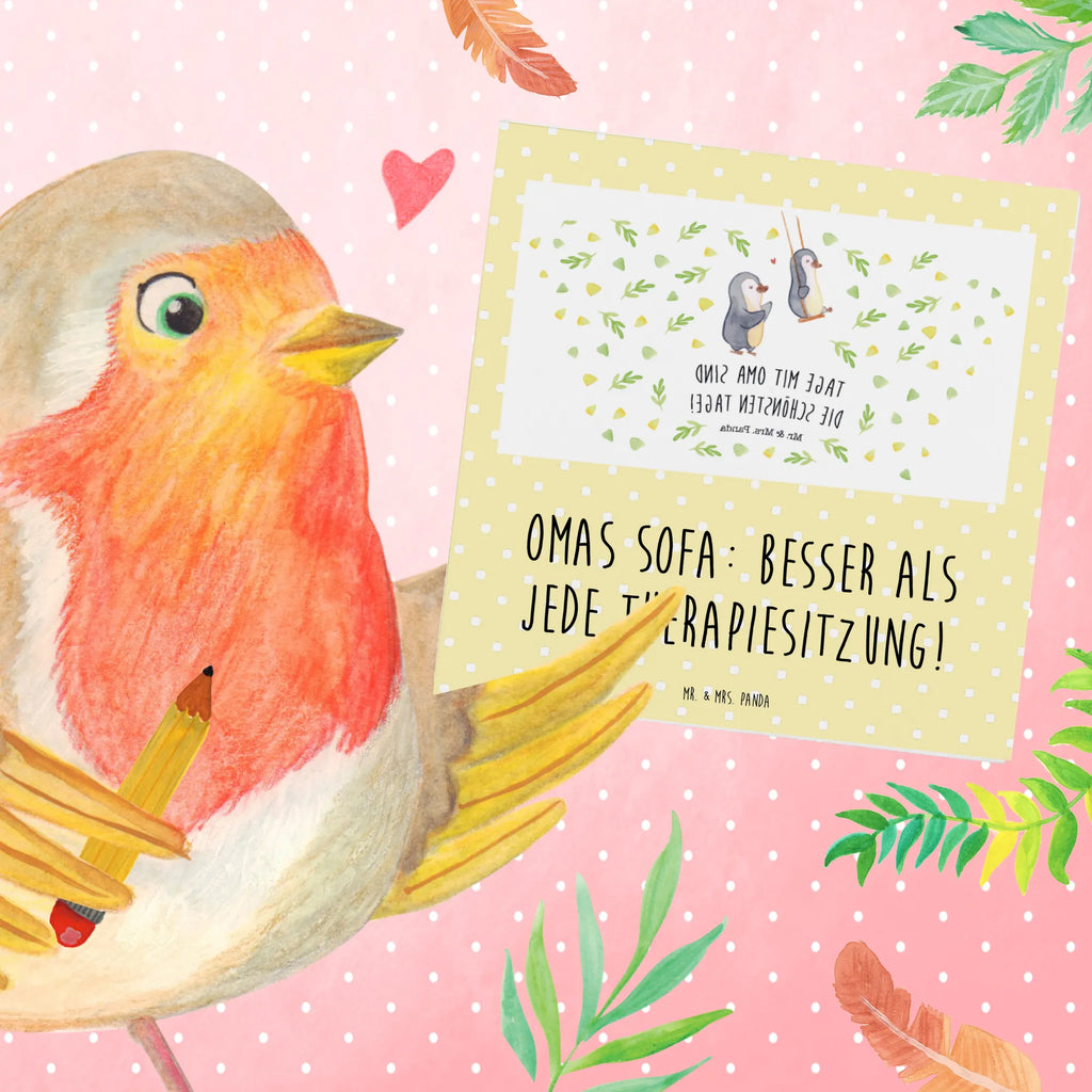 Deluxe Card Omas Sofa: besser als jede Therapiesitzung! Hochwertige Klappkarte, Grußkarte, Hochzeitskarte, Hochwertige Grußkarte, Einladungskarte, Karte, Klappkarte, Geburtstagskarte, Glückwunschkarte, Familie, Vatertag, Muttertag, Bruder, Schwester, Mama, Papa, Oma, Opa