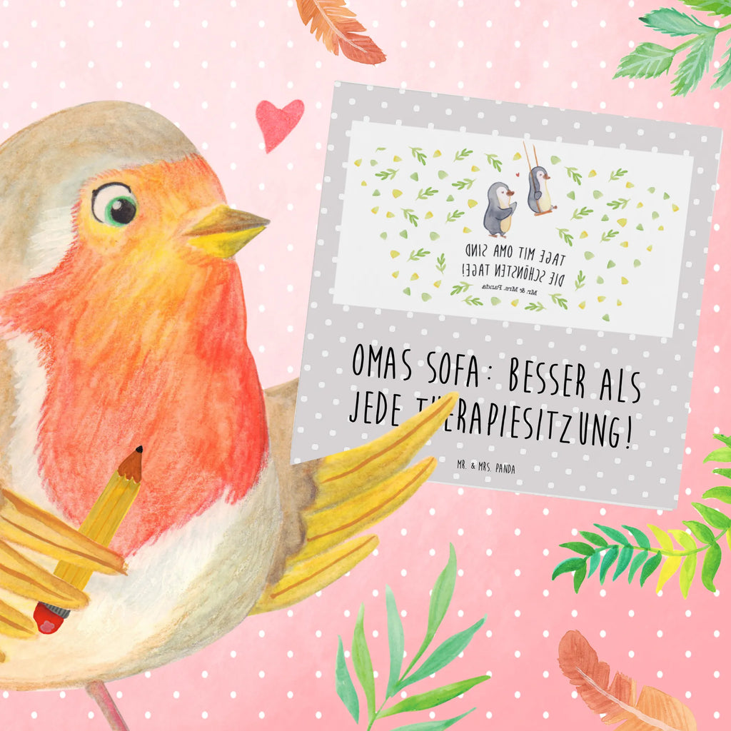 Deluxe Card Omas Sofa: besser als jede Therapiesitzung! Hochwertige Klappkarte, Grußkarte, Hochzeitskarte, Hochwertige Grußkarte, Einladungskarte, Karte, Klappkarte, Geburtstagskarte, Glückwunschkarte, Familie, Vatertag, Muttertag, Bruder, Schwester, Mama, Papa, Oma, Opa