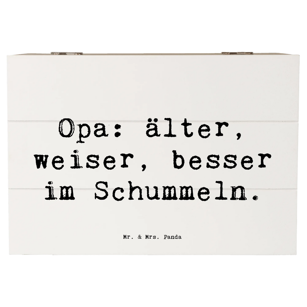 Holzkiste Spruch Opa Weisheit Kiste, Schatulle, Schatzkiste, XXL, Geschenkbox, Holzkiste, Erinnerungskiste, Aufbewahrungsbox, Erinnerungsbox, Geschenkdose, Truhe, Dekokiste, Familie, Vatertag, Muttertag, Bruder, Schwester, Mama, Papa, Oma, Opa
