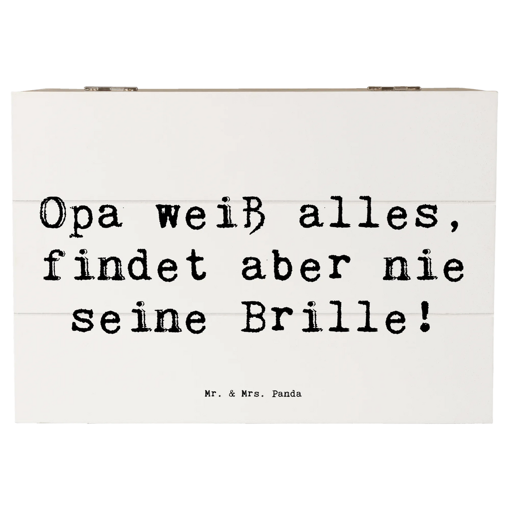 Holzkiste Spruch Opa Wissen Erinnerungsbox, Erinnerungskiste, XXL, Schatulle, Kiste, Geschenkbox, Dekokiste, Holzkiste, Geschenkdose, Aufbewahrungsbox, Schatzkiste, Truhe, Familie, Vatertag, Muttertag, Bruder, Schwester, Mama, Papa, Oma, Opa