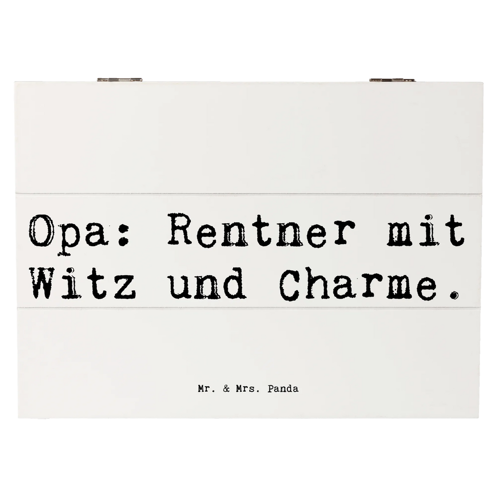 Holzkiste Spruch Opa Rentner Holzkiste, Geschenkdose, Truhe, Dekokiste, Erinnerungsbox, Erinnerungskiste, Schatulle, XXL, Kiste, Schatzkiste, Geschenkbox, Aufbewahrungsbox, Familie, Vatertag, Muttertag, Bruder, Schwester, Mama, Papa, Oma, Opa