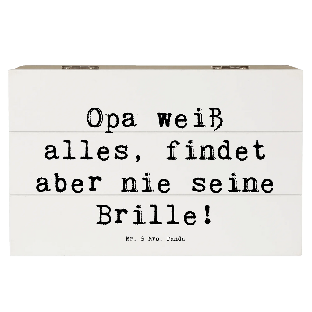 Holzkiste Spruch Opa Wissen Erinnerungsbox, Erinnerungskiste, XXL, Schatulle, Kiste, Geschenkbox, Dekokiste, Holzkiste, Geschenkdose, Aufbewahrungsbox, Schatzkiste, Truhe, Familie, Vatertag, Muttertag, Bruder, Schwester, Mama, Papa, Oma, Opa