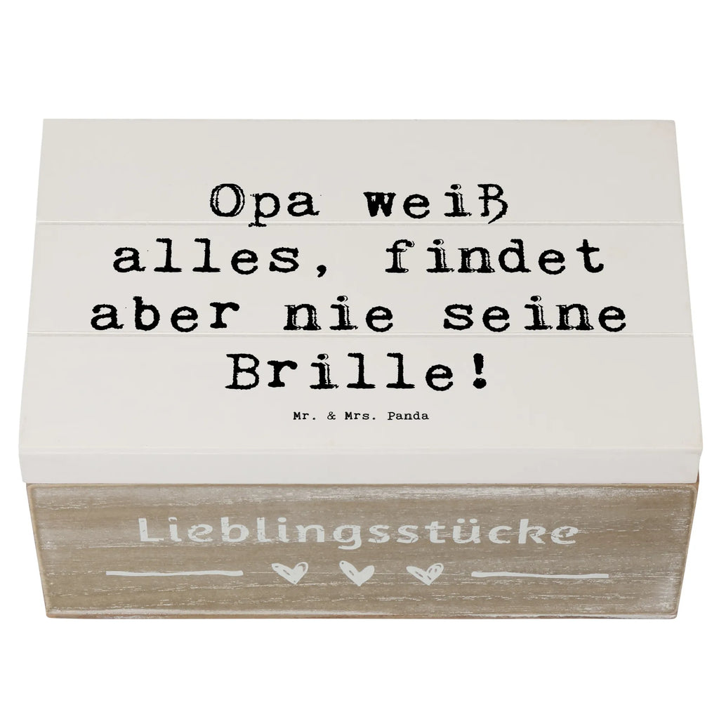 Holzkiste Spruch Opa Wissen Erinnerungsbox, Erinnerungskiste, XXL, Schatulle, Kiste, Geschenkbox, Dekokiste, Holzkiste, Geschenkdose, Aufbewahrungsbox, Schatzkiste, Truhe, Familie, Vatertag, Muttertag, Bruder, Schwester, Mama, Papa, Oma, Opa