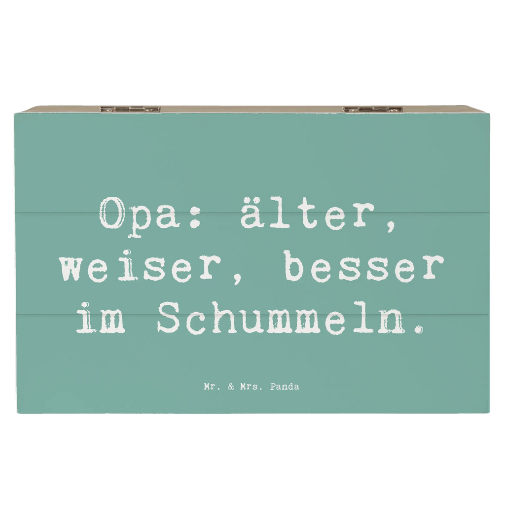 Holzkiste Spruch Opa Weisheit Kiste, Schatulle, Schatzkiste, XXL, Geschenkbox, Holzkiste, Erinnerungskiste, Aufbewahrungsbox, Erinnerungsbox, Geschenkdose, Truhe, Dekokiste, Familie, Vatertag, Muttertag, Bruder, Schwester, Mama, Papa, Oma, Opa