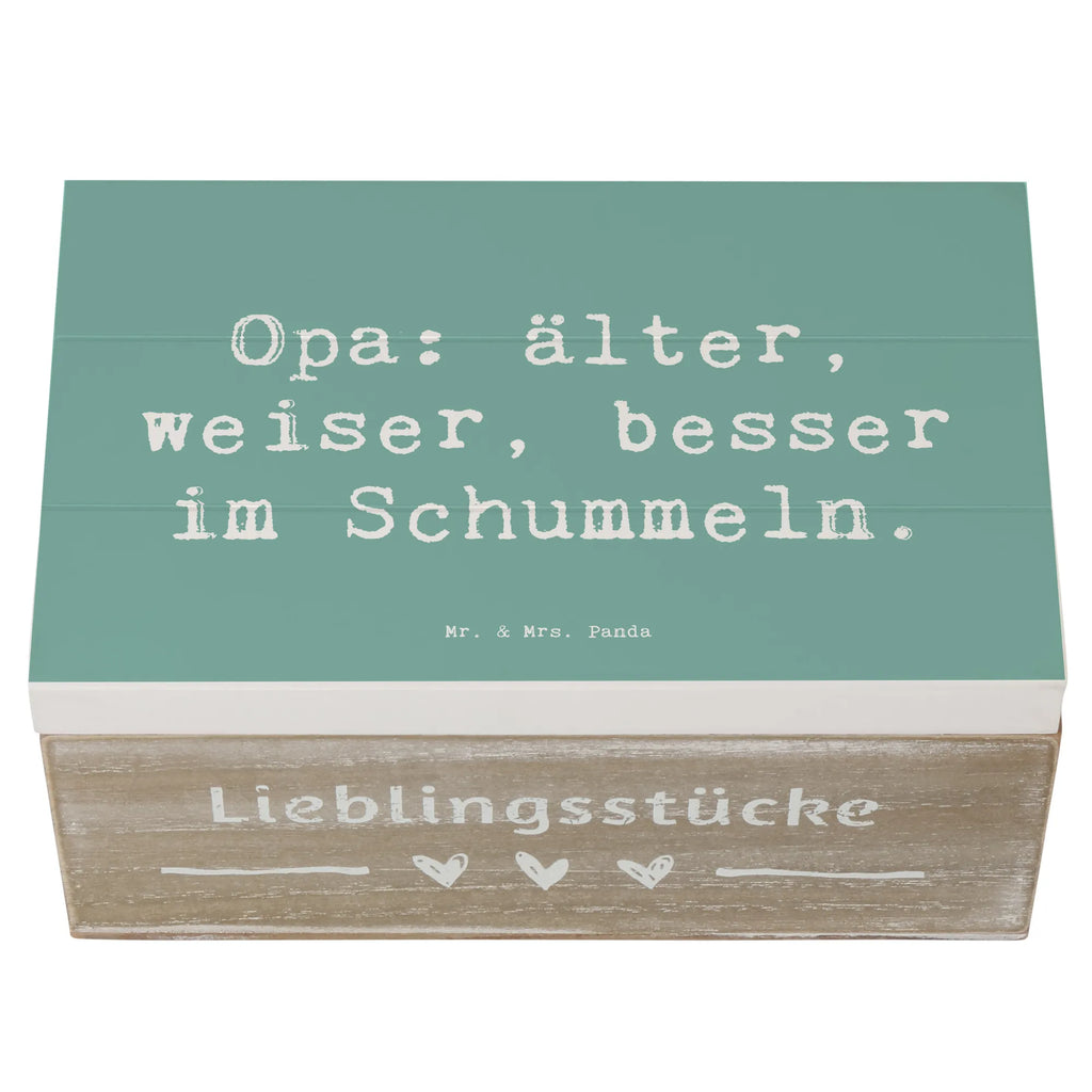 Holzkiste Spruch Opa Weisheit Kiste, Schatulle, Schatzkiste, XXL, Geschenkbox, Holzkiste, Erinnerungskiste, Aufbewahrungsbox, Erinnerungsbox, Geschenkdose, Truhe, Dekokiste, Familie, Vatertag, Muttertag, Bruder, Schwester, Mama, Papa, Oma, Opa