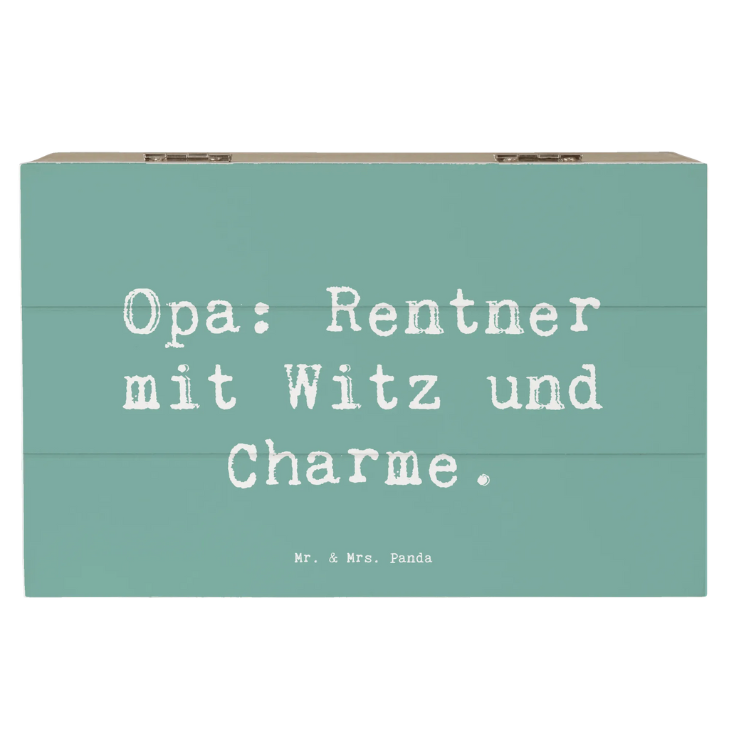 Holzkiste Spruch Opa Rentner Holzkiste, Geschenkdose, Truhe, Dekokiste, Erinnerungsbox, Erinnerungskiste, Schatulle, XXL, Kiste, Schatzkiste, Geschenkbox, Aufbewahrungsbox, Familie, Vatertag, Muttertag, Bruder, Schwester, Mama, Papa, Oma, Opa