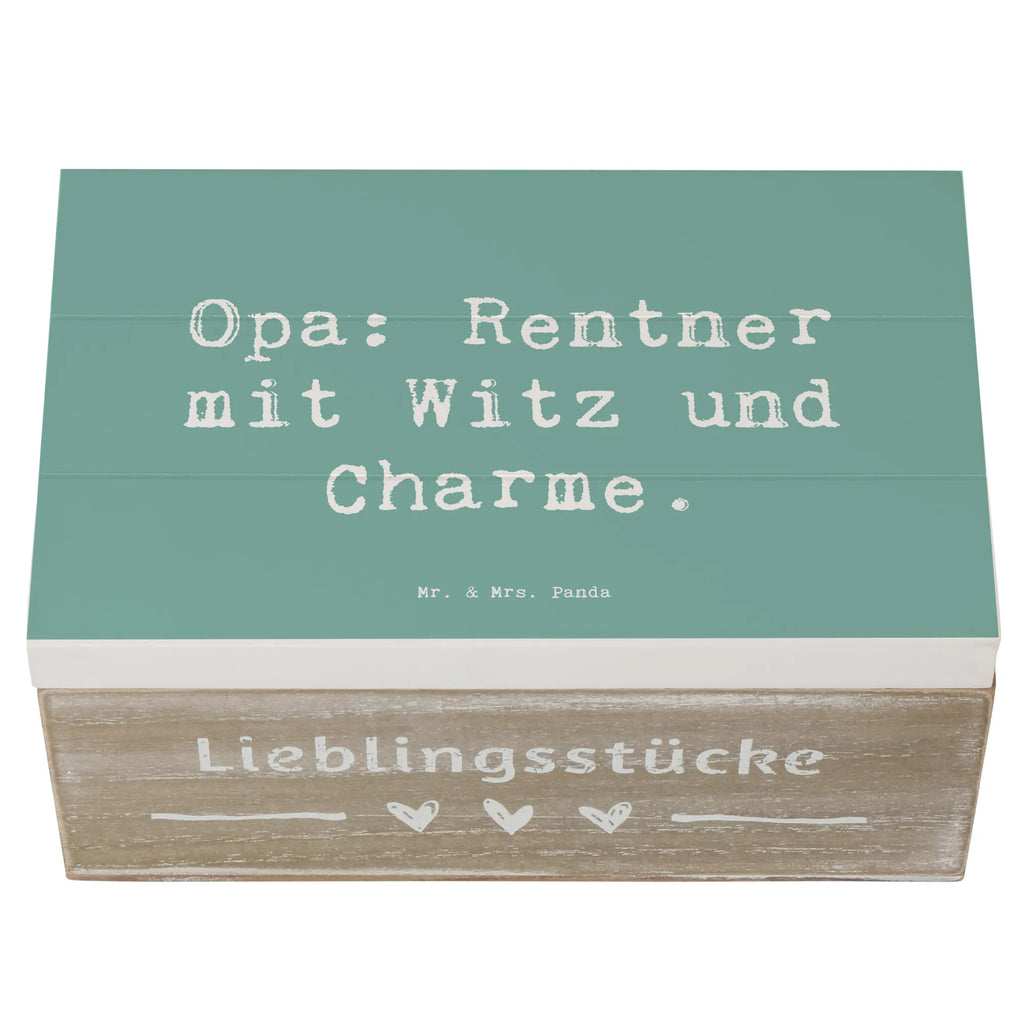Holzkiste Spruch Opa Rentner Holzkiste, Geschenkdose, Truhe, Dekokiste, Erinnerungsbox, Erinnerungskiste, Schatulle, XXL, Kiste, Schatzkiste, Geschenkbox, Aufbewahrungsbox, Familie, Vatertag, Muttertag, Bruder, Schwester, Mama, Papa, Oma, Opa