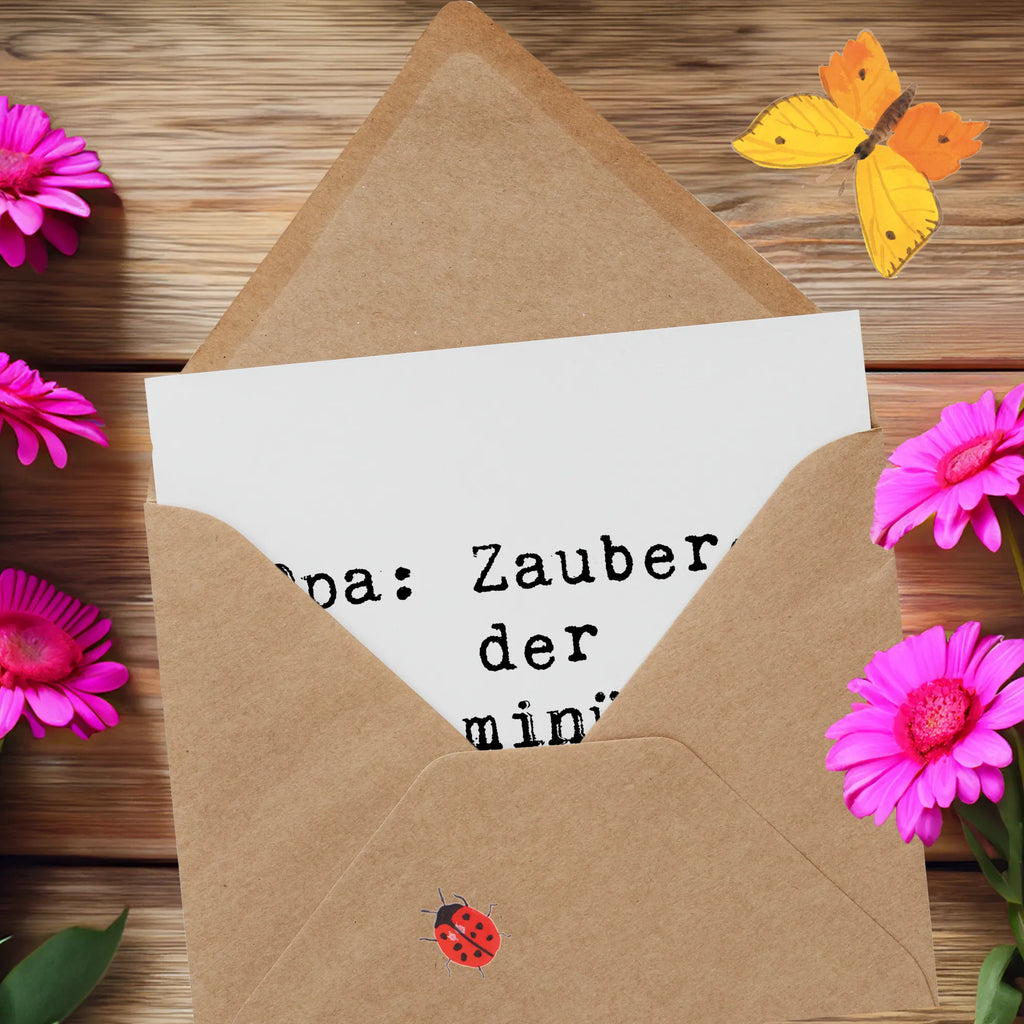 Deluxe Card Saying Opa: Zauberer der zehn-minütigen Nickerchen. Hochwertige Grußkarte, Hochzeitskarte, Einladungskarte, Karte, Glückwunschkarte, Klappkarte, Hochwertige Klappkarte, Grußkarte, Geburtstagskarte, Familie, Vatertag, Muttertag, Bruder, Schwester, Mama, Papa, Oma, Opa