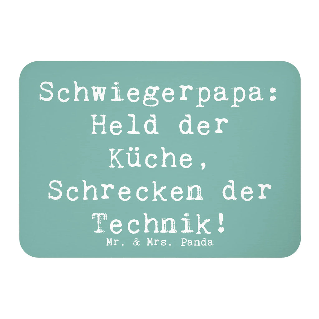 Magnet Saying Schwiegerpapa: Held der Küche, Schrecken der Technik! Kühlschrankmagnet, Pinnwandmagnet, Souvenir Magnet, Motivmagnete, Dekomagnet, Whiteboard Magnet, Notiz Magnet, Kühlschrank Dekoration, Familie, Vatertag, Muttertag, Bruder, Schwester, Mama, Papa, Oma, Opa