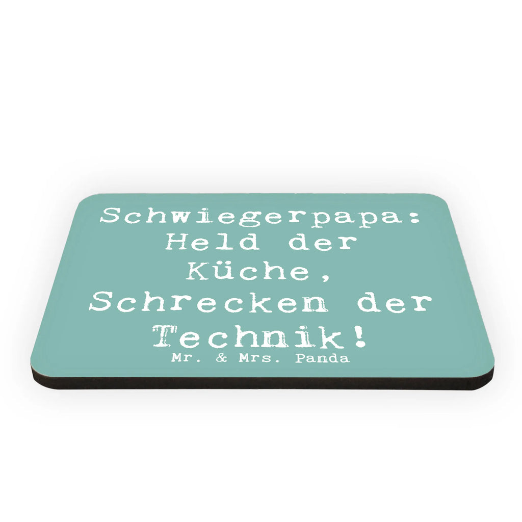 Magnet Saying Schwiegerpapa: Held der Küche, Schrecken der Technik! Kühlschrankmagnet, Pinnwandmagnet, Souvenir Magnet, Motivmagnete, Dekomagnet, Whiteboard Magnet, Notiz Magnet, Kühlschrank Dekoration, Familie, Vatertag, Muttertag, Bruder, Schwester, Mama, Papa, Oma, Opa