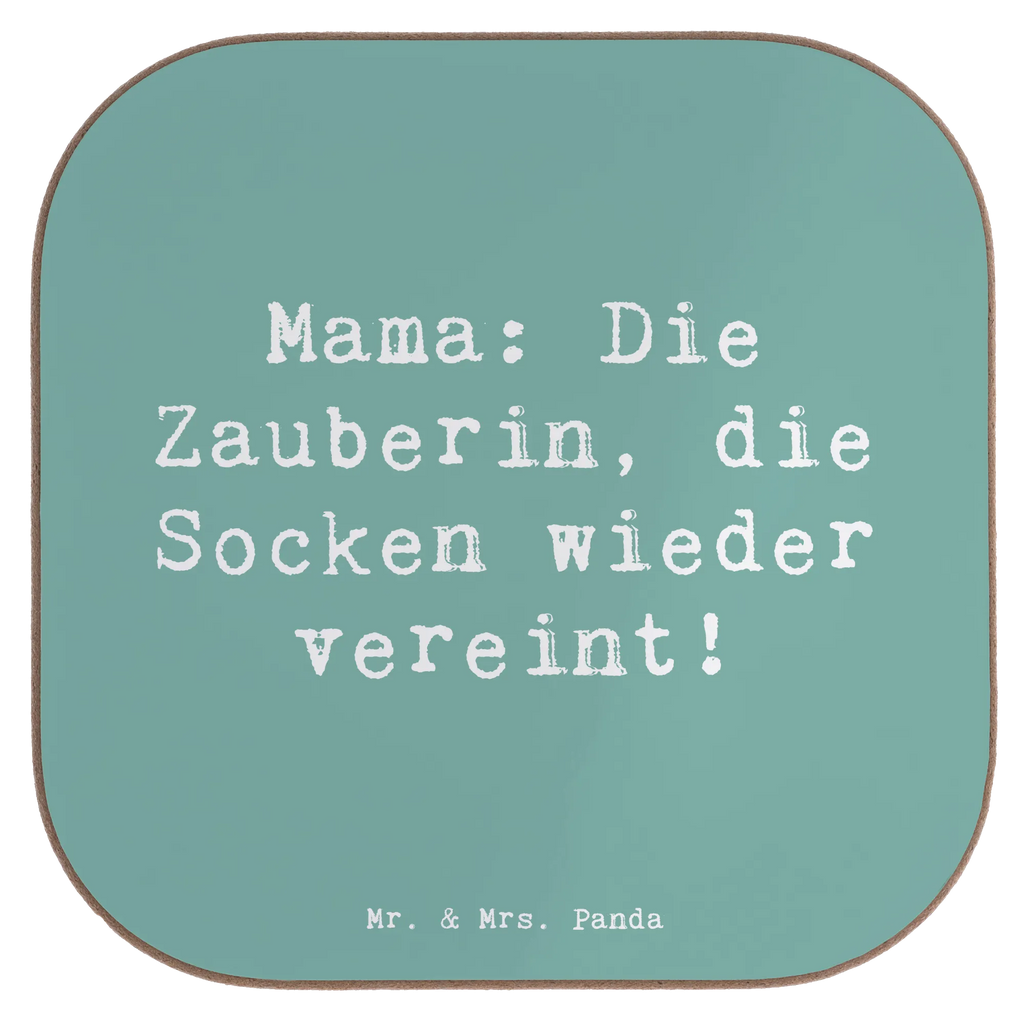 Square coaster Saying Mama: Die Zauberin, die Socken wieder vereint! Untersetzer, Bierdeckel, Glasuntersetzer, Untersetzer Gläser, Getränkeuntersetzer, Untersetzer aus Holz, Untersetzer für Gläser, Korkuntersetzer, Untersetzer Holz, Holzuntersetzer, Tassen Untersetzer, Untersetzer Design, Familie, Vatertag, Muttertag, Bruder, Schwester, Mama, Papa, Oma, Opa