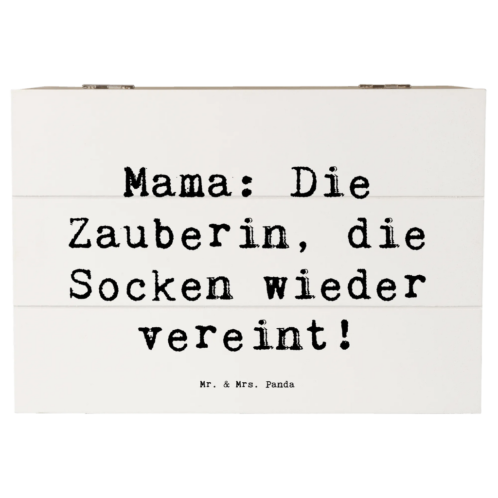 Holzkiste Spruch Mama Zauberin Schatzkiste, Erinnerungsbox, Schatulle, Erinnerungskiste, Geschenkbox, Dekokiste, Kiste, XXL, Geschenkdose, Aufbewahrungsbox, Truhe, Holzkiste, Familie, Vatertag, Muttertag, Bruder, Schwester, Mama, Papa, Oma, Opa