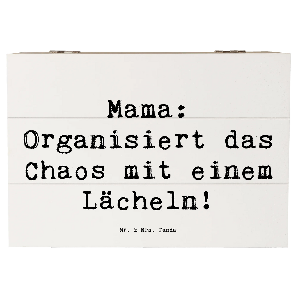 Holzkiste Spruch Mama Ordnung Truhe, Geschenkdose, Schatulle, Erinnerungsbox, Kiste, Geschenkbox, Dekokiste, Aufbewahrungsbox, XXL, Holzkiste, Schatzkiste, Erinnerungskiste, Familie, Vatertag, Muttertag, Bruder, Schwester, Mama, Papa, Oma, Opa