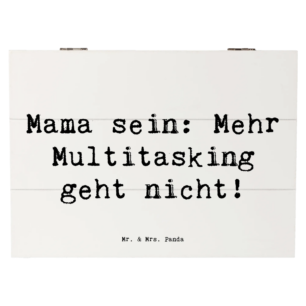 Holzkiste Spruch Mama Multitasking Holzkiste, Geschenkdose, Dekokiste, Schatzkiste, Truhe, Erinnerungsbox, Geschenkbox, Schatulle, Aufbewahrungsbox, Erinnerungskiste, XXL, Kiste, Familie, Vatertag, Muttertag, Bruder, Schwester, Mama, Papa, Oma, Opa