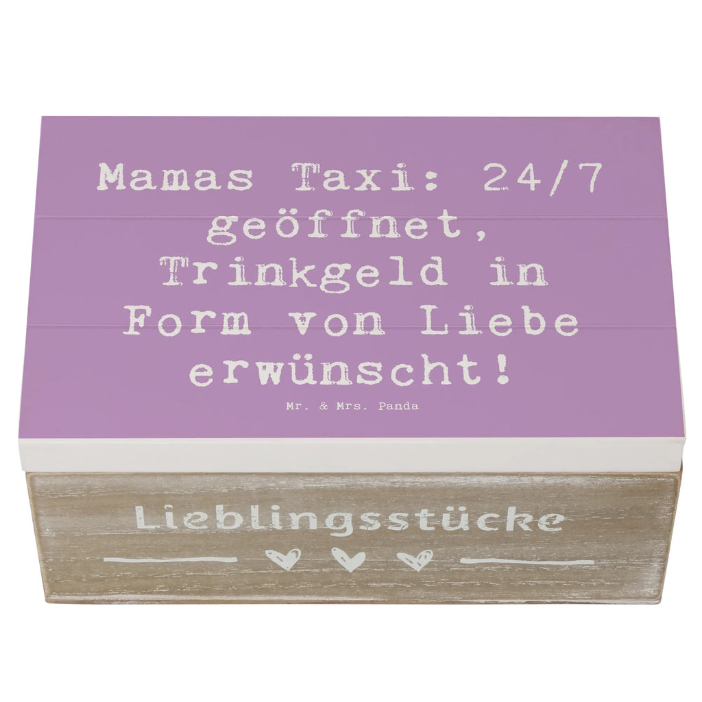 Wooden chest Saying Mamas Taxi: 24/7 geöffnet, Trinkgeld in Form von Liebe erwünscht! Schatzkiste, Erinnerungsbox, Geschenkbox, Truhe, XXL, Kiste, Aufbewahrungsbox, Geschenkdose, Holzkiste, Schatulle, Dekokiste, Erinnerungskiste, Familie, Vatertag, Muttertag, Bruder, Schwester, Mama, Papa, Oma, Opa