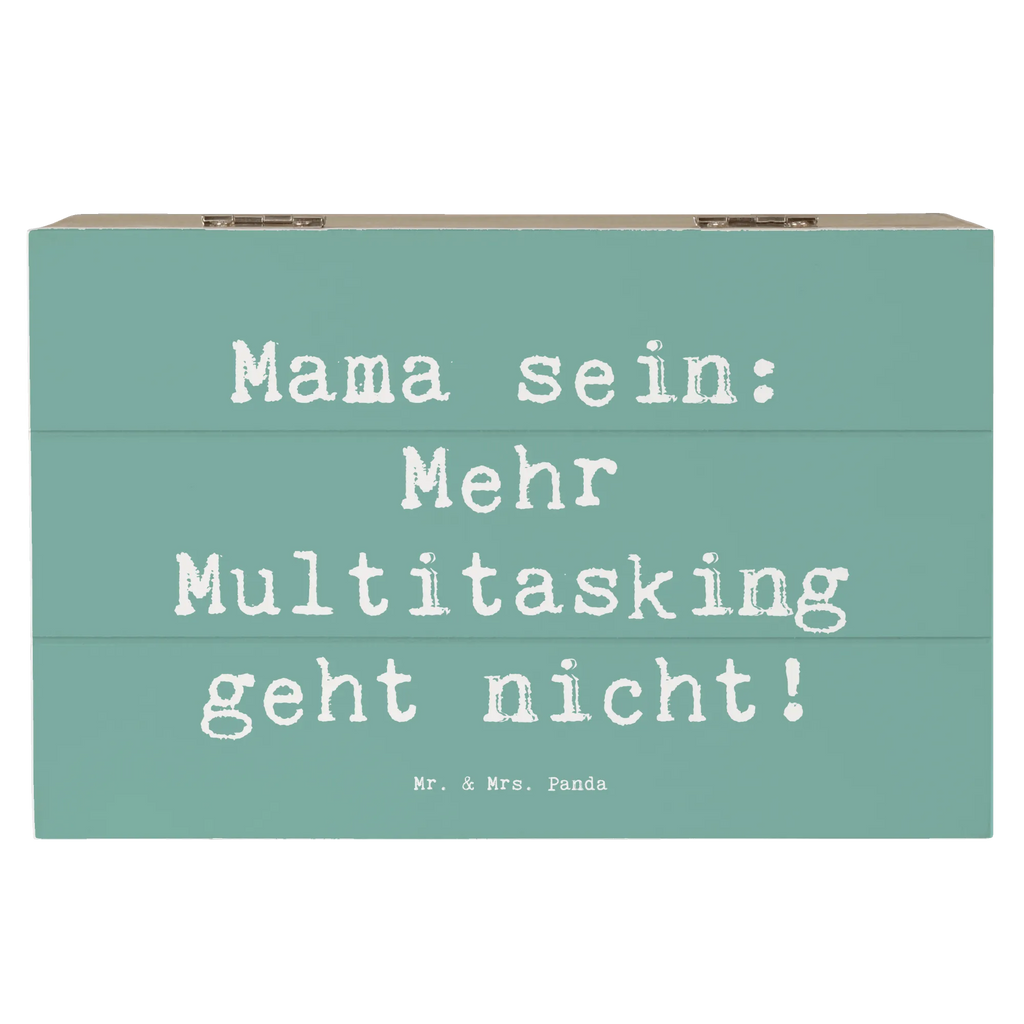 Holzkiste Spruch Mama Multitasking Holzkiste, Geschenkdose, Dekokiste, Schatzkiste, Truhe, Erinnerungsbox, Geschenkbox, Schatulle, Aufbewahrungsbox, Erinnerungskiste, XXL, Kiste, Familie, Vatertag, Muttertag, Bruder, Schwester, Mama, Papa, Oma, Opa