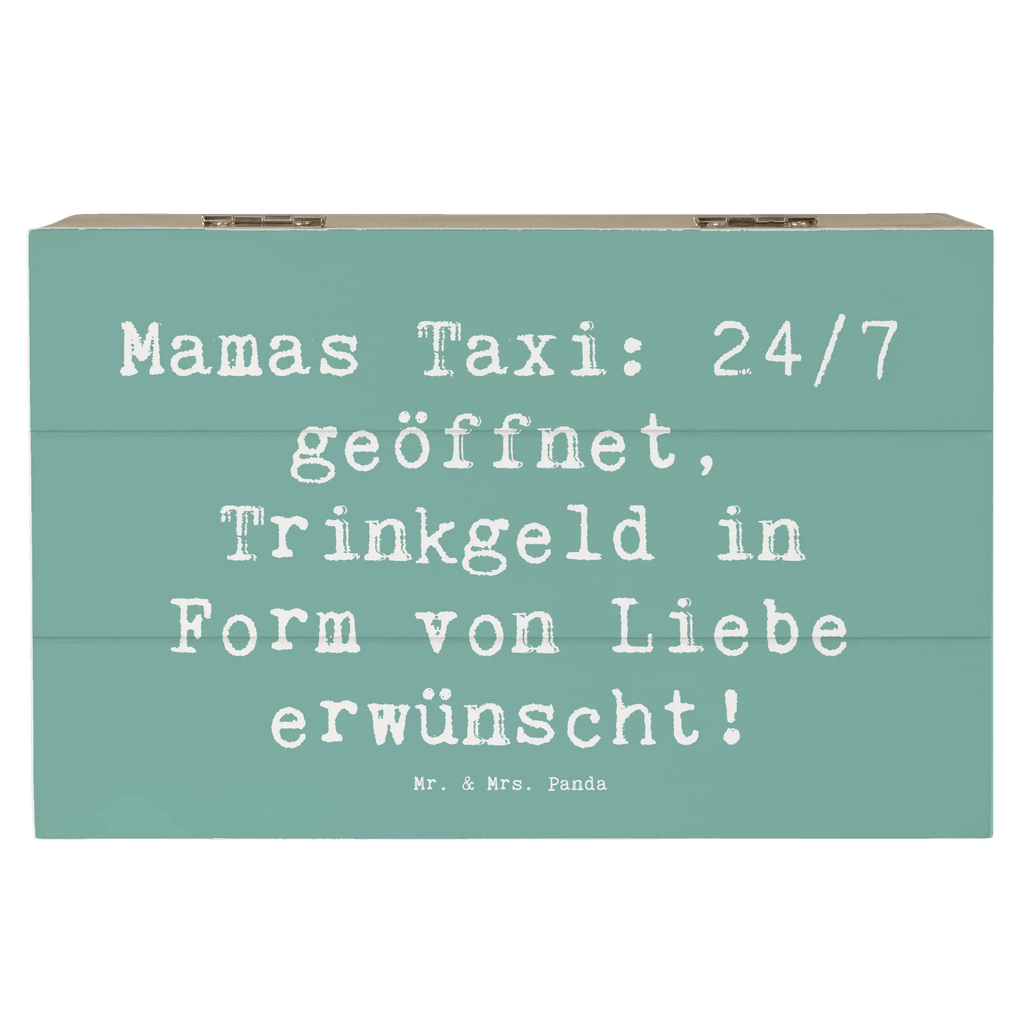 Wooden chest Saying Mamas Taxi: 24/7 geöffnet, Trinkgeld in Form von Liebe erwünscht! Schatzkiste, Erinnerungsbox, Geschenkbox, Truhe, XXL, Kiste, Aufbewahrungsbox, Geschenkdose, Holzkiste, Schatulle, Dekokiste, Erinnerungskiste, Familie, Vatertag, Muttertag, Bruder, Schwester, Mama, Papa, Oma, Opa