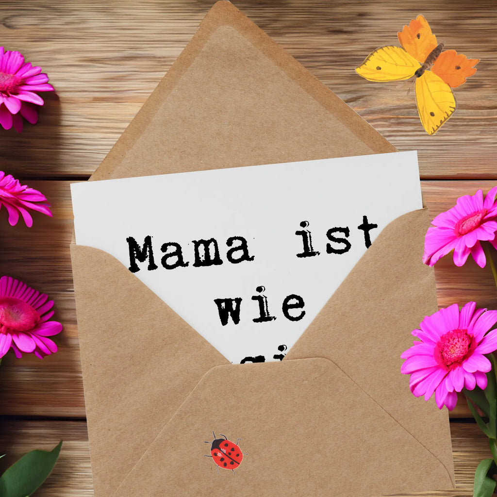 Deluxe Karte Spruch Magische Mama Einladungskarte, Karte, Klappkarte, Hochzeitskarte, Hochwertige Klappkarte, Glückwunschkarte, Geburtstagskarte, Hochwertige Grußkarte, Grußkarte, Familie, Vatertag, Muttertag, Bruder, Schwester, Mama, Papa, Oma, Opa