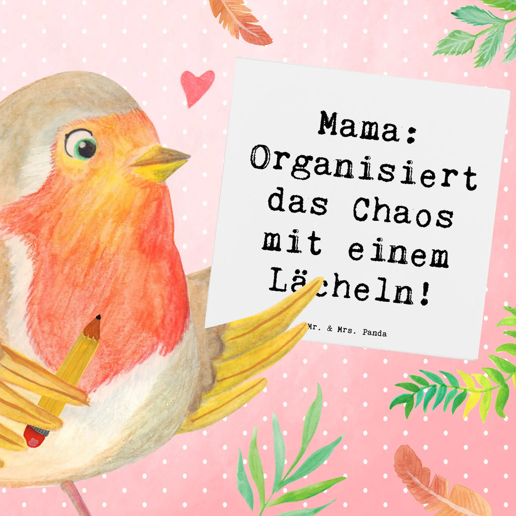 Deluxe Karte Spruch Mama Ordnung Geburtstagskarte, Glückwunschkarte, Karte, Hochwertige Grußkarte, Einladungskarte, Hochwertige Klappkarte, Klappkarte, Hochzeitskarte, Grußkarte, Familie, Vatertag, Muttertag, Bruder, Schwester, Mama, Papa, Oma, Opa