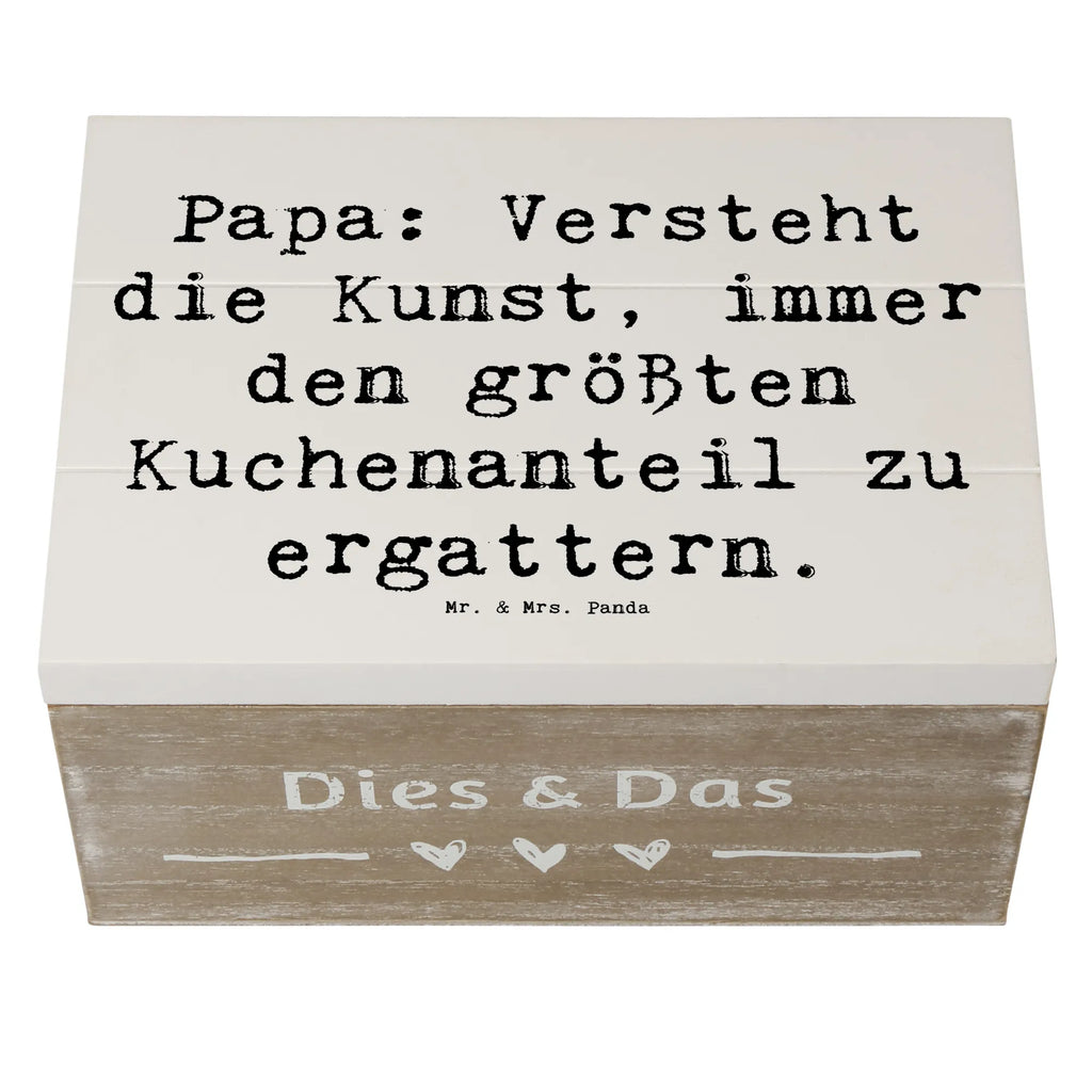 Holzkiste Spruch Papa Kuchenmeister Erinnerungsbox, Dekokiste, Geschenkdose, Holzkiste, Erinnerungskiste, Schatzkiste, XXL, Schatulle, Geschenkbox, Aufbewahrungsbox, Kiste, Truhe, Familie, Vatertag, Muttertag, Bruder, Schwester, Mama, Papa, Oma, Opa