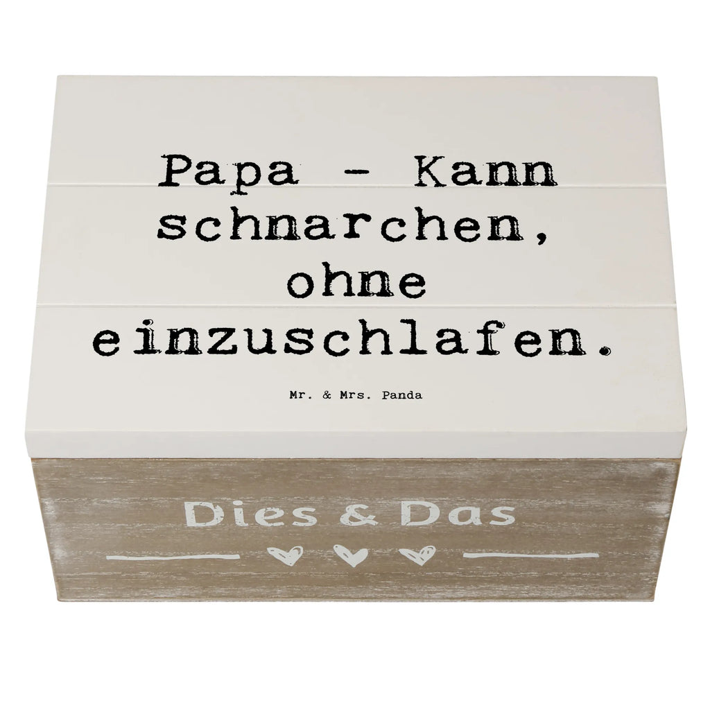 Holzkiste Spruch Papa Schnarchen Geschenkdose, Erinnerungskiste, Dekokiste, Kiste, Schatzkiste, Geschenkbox, Schatulle, Holzkiste, Truhe, Erinnerungsbox, XXL, Aufbewahrungsbox, Familie, Vatertag, Muttertag, Bruder, Schwester, Mama, Papa, Oma, Opa