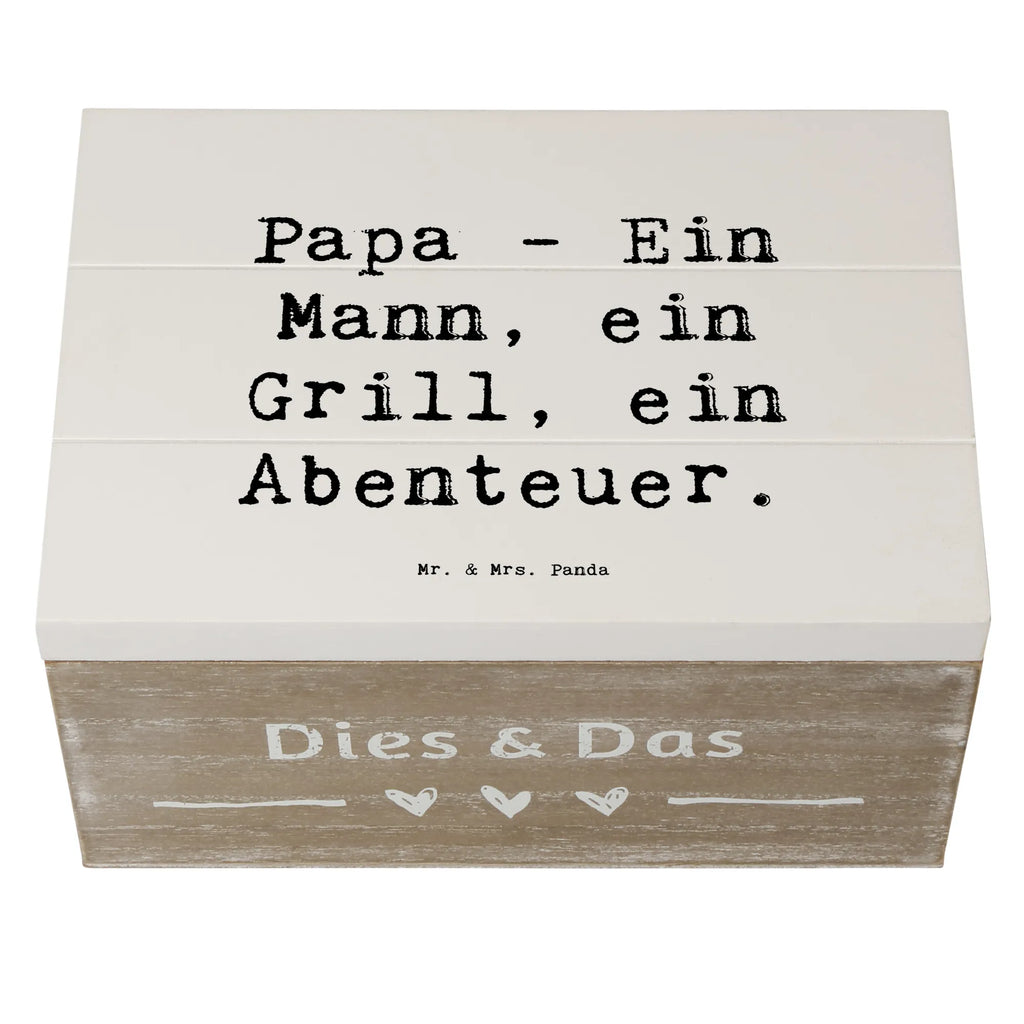 Holzkiste Spruch Papa Abenteuer Erinnerungsbox, Kiste, Aufbewahrungsbox, XXL, Schatzkiste, Schatulle, Truhe, Dekokiste, Erinnerungskiste, Geschenkdose, Holzkiste, Geschenkbox, Familie, Vatertag, Muttertag, Bruder, Schwester, Mama, Papa, Oma, Opa