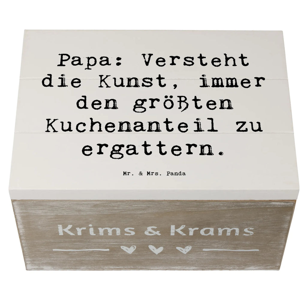 Holzkiste Spruch Papa Kuchenmeister Erinnerungsbox, Dekokiste, Geschenkdose, Holzkiste, Erinnerungskiste, Schatzkiste, XXL, Schatulle, Geschenkbox, Aufbewahrungsbox, Kiste, Truhe, Familie, Vatertag, Muttertag, Bruder, Schwester, Mama, Papa, Oma, Opa