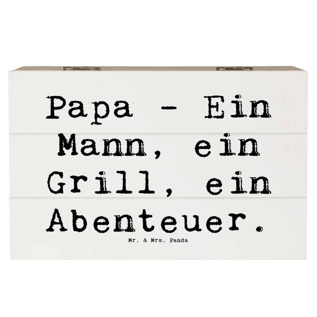 Holzkiste Spruch Papa Abenteuer Erinnerungsbox, Kiste, Aufbewahrungsbox, XXL, Schatzkiste, Schatulle, Truhe, Dekokiste, Erinnerungskiste, Geschenkdose, Holzkiste, Geschenkbox, Familie, Vatertag, Muttertag, Bruder, Schwester, Mama, Papa, Oma, Opa