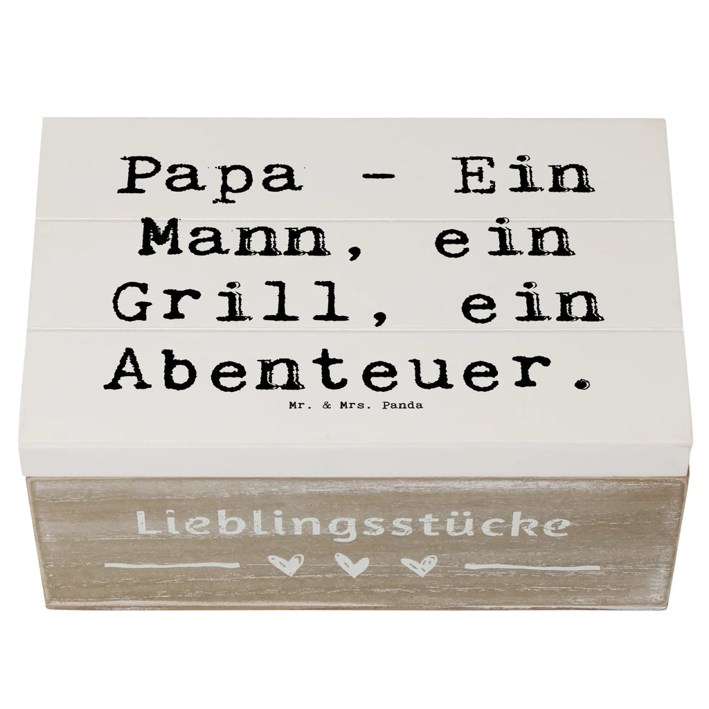 Holzkiste Spruch Papa Abenteuer Erinnerungsbox, Kiste, Aufbewahrungsbox, XXL, Schatzkiste, Schatulle, Truhe, Dekokiste, Erinnerungskiste, Geschenkdose, Holzkiste, Geschenkbox, Familie, Vatertag, Muttertag, Bruder, Schwester, Mama, Papa, Oma, Opa