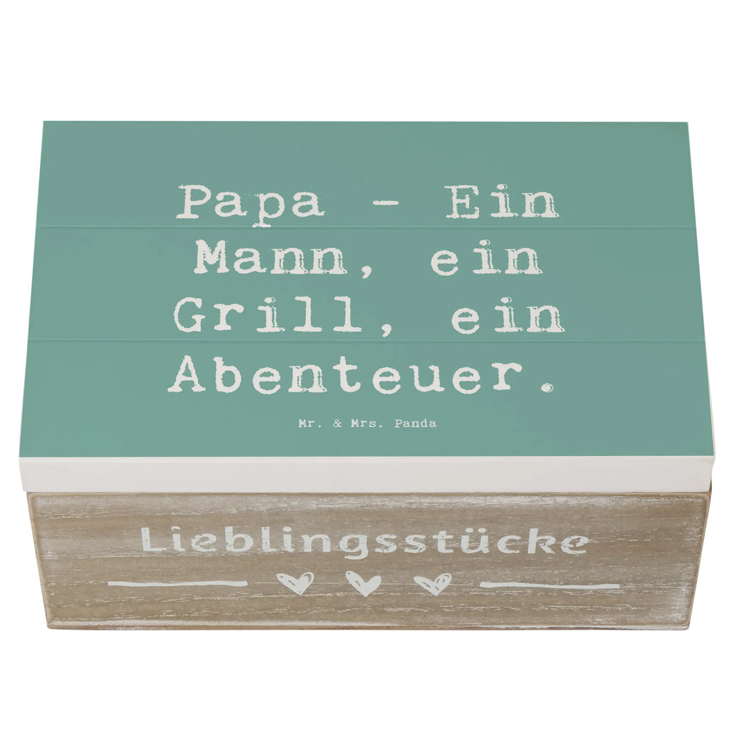 Holzkiste Spruch Papa Abenteuer Erinnerungsbox, Kiste, Aufbewahrungsbox, XXL, Schatzkiste, Schatulle, Truhe, Dekokiste, Erinnerungskiste, Geschenkdose, Holzkiste, Geschenkbox, Familie, Vatertag, Muttertag, Bruder, Schwester, Mama, Papa, Oma, Opa