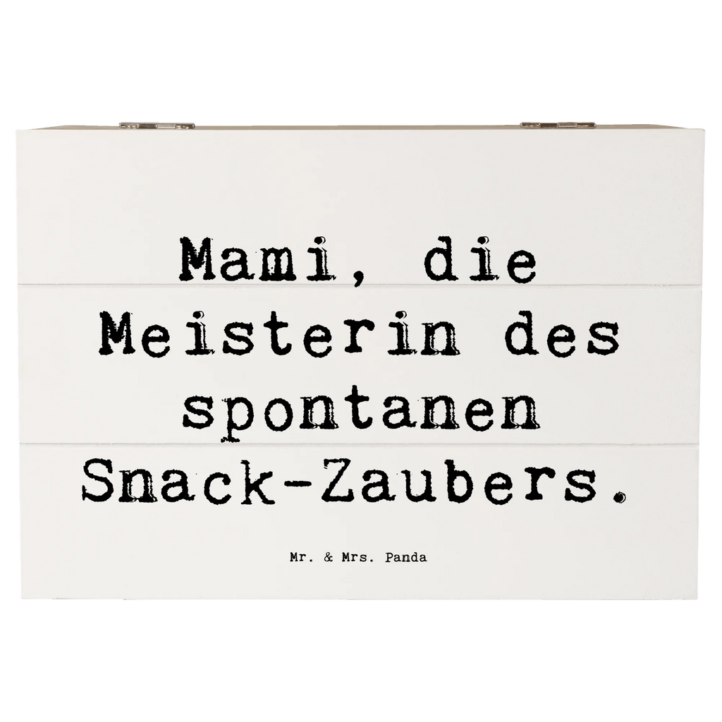 Wooden chest Saying Mami, die Meisterin des spontanen Snack-Zaubers. Aufbewahrungsbox, Schatulle, Truhe, Geschenkbox, Geschenkdose, Erinnerungskiste, Kiste, Erinnerungsbox, Holzkiste, Dekokiste, Schatzkiste, XXL, Familie, Vatertag, Muttertag, Bruder, Schwester, Mama, Papa, Oma, Opa