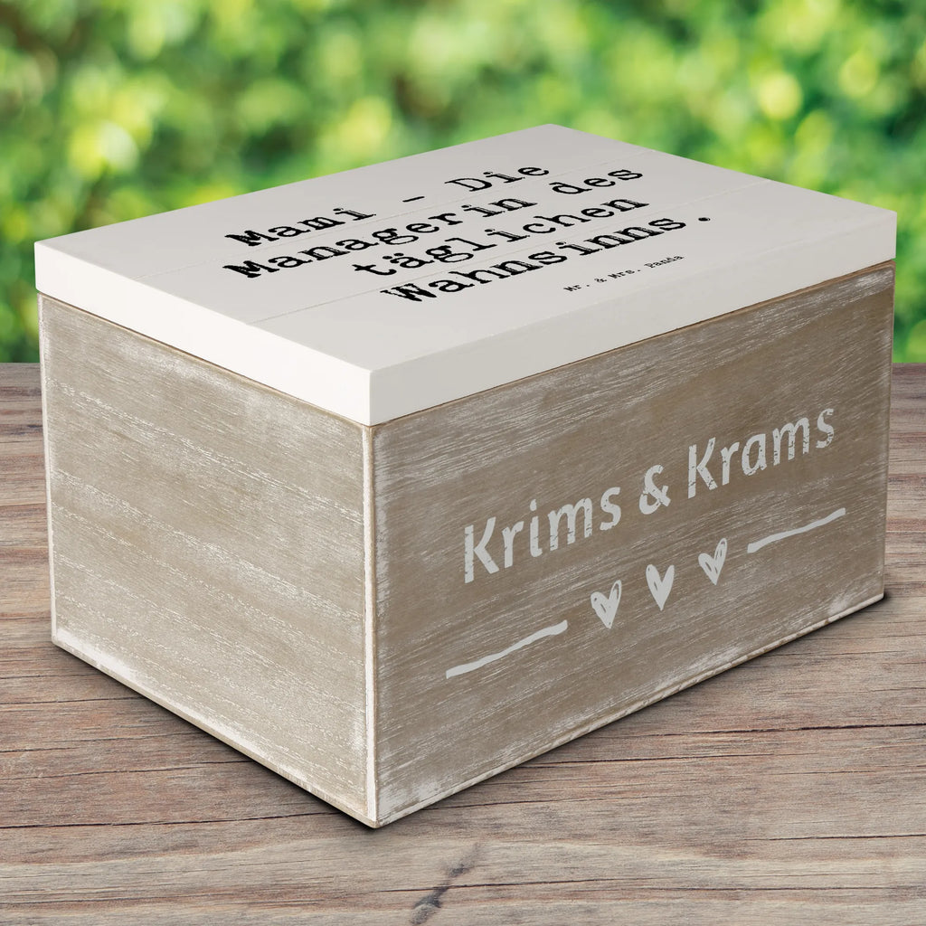 Holzkiste Spruch Mami Managerin Holzkiste, Erinnerungsbox, XXL, Aufbewahrungsbox, Truhe, Schatulle, Dekokiste, Schatzkiste, Erinnerungskiste, Kiste, Geschenkdose, Geschenkbox, Familie, Vatertag, Muttertag, Bruder, Schwester, Mama, Papa, Oma, Opa