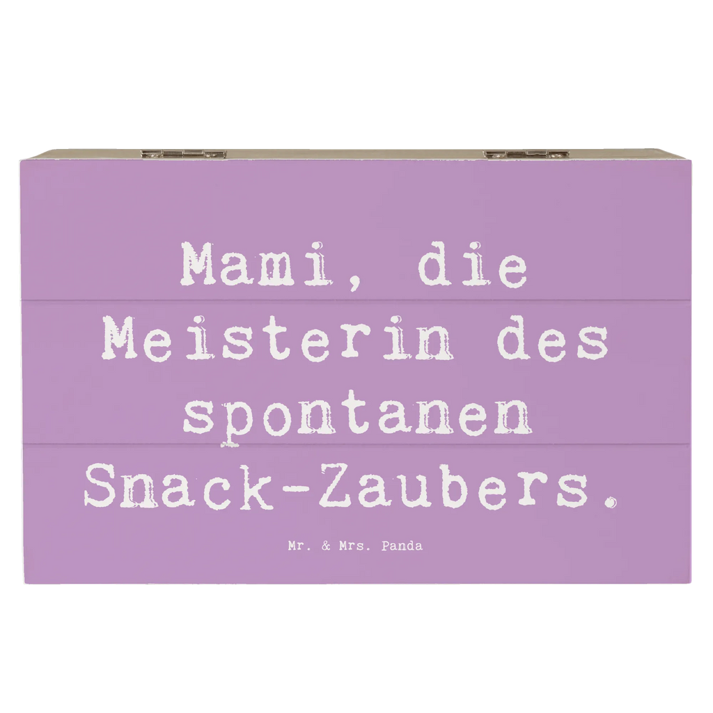 Wooden chest Saying Mami, die Meisterin des spontanen Snack-Zaubers. Aufbewahrungsbox, Schatulle, Truhe, Geschenkbox, Geschenkdose, Erinnerungskiste, Kiste, Erinnerungsbox, Holzkiste, Dekokiste, Schatzkiste, XXL, Familie, Vatertag, Muttertag, Bruder, Schwester, Mama, Papa, Oma, Opa