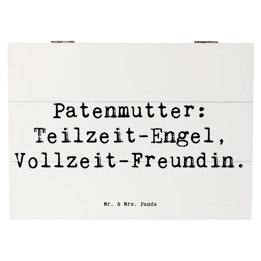 Holzkiste Spruch Patenmutter Engel Aufbewahrungsbox, Kiste, Geschenkdose, Holzkiste, Schatzkiste, Truhe, Erinnerungsbox, Dekokiste, Erinnerungskiste, Schatulle, Geschenkbox, XXL, Familie, Vatertag, Muttertag, Bruder, Schwester, Mama, Papa, Oma, Opa