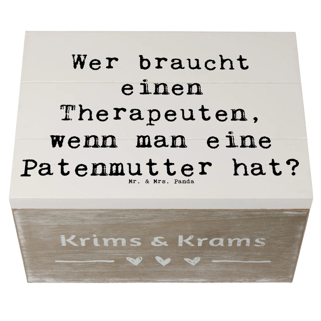 Holzkiste Spruch Liebe Patenmutter Truhe, Erinnerungskiste, Holzkiste, Kiste, XXL, Aufbewahrungsbox, Schatulle, Geschenkbox, Schatzkiste, Dekokiste, Geschenkdose, Erinnerungsbox, Familie, Vatertag, Muttertag, Bruder, Schwester, Mama, Papa, Oma, Opa